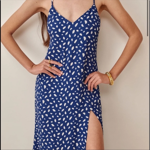 Reformation Crimini Dress Moray AUTHENTIC - Picture 3 of 12